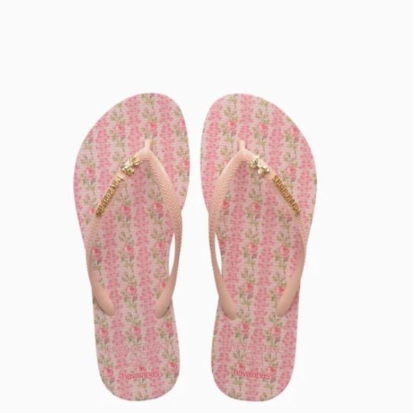 LoveShackFancy x havaianas Strawberry Macaroon Flip Flops - Picture 1 of 1
